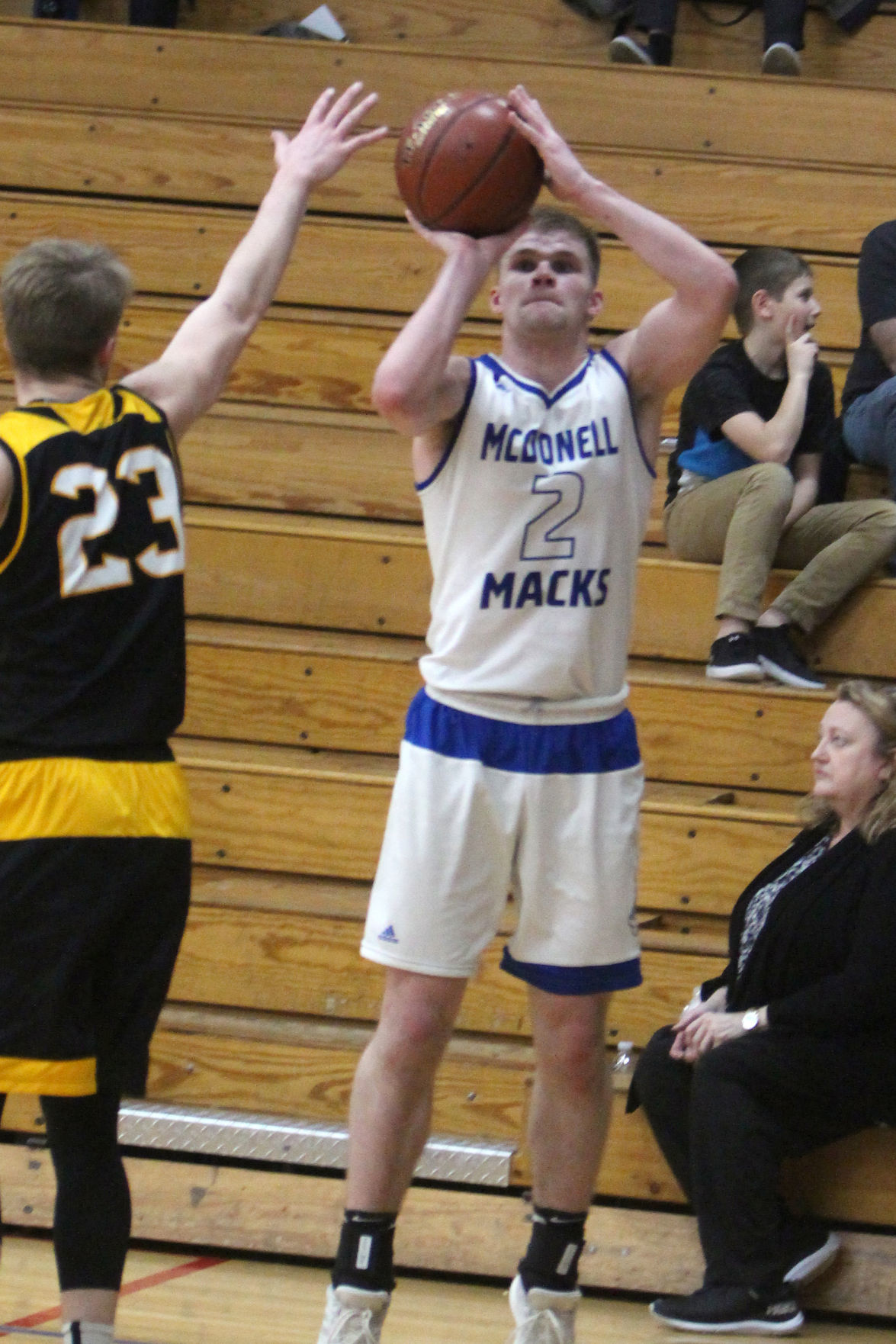 Cadott at McDonell boys basketball 1-15-19